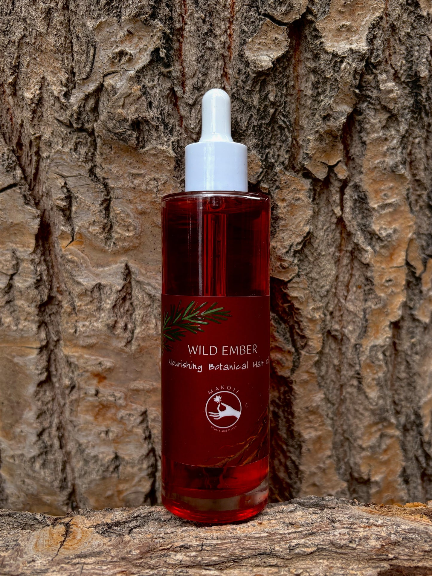 Wild Ember Nourishing Botanical Hair Oil - makoiiapothecary