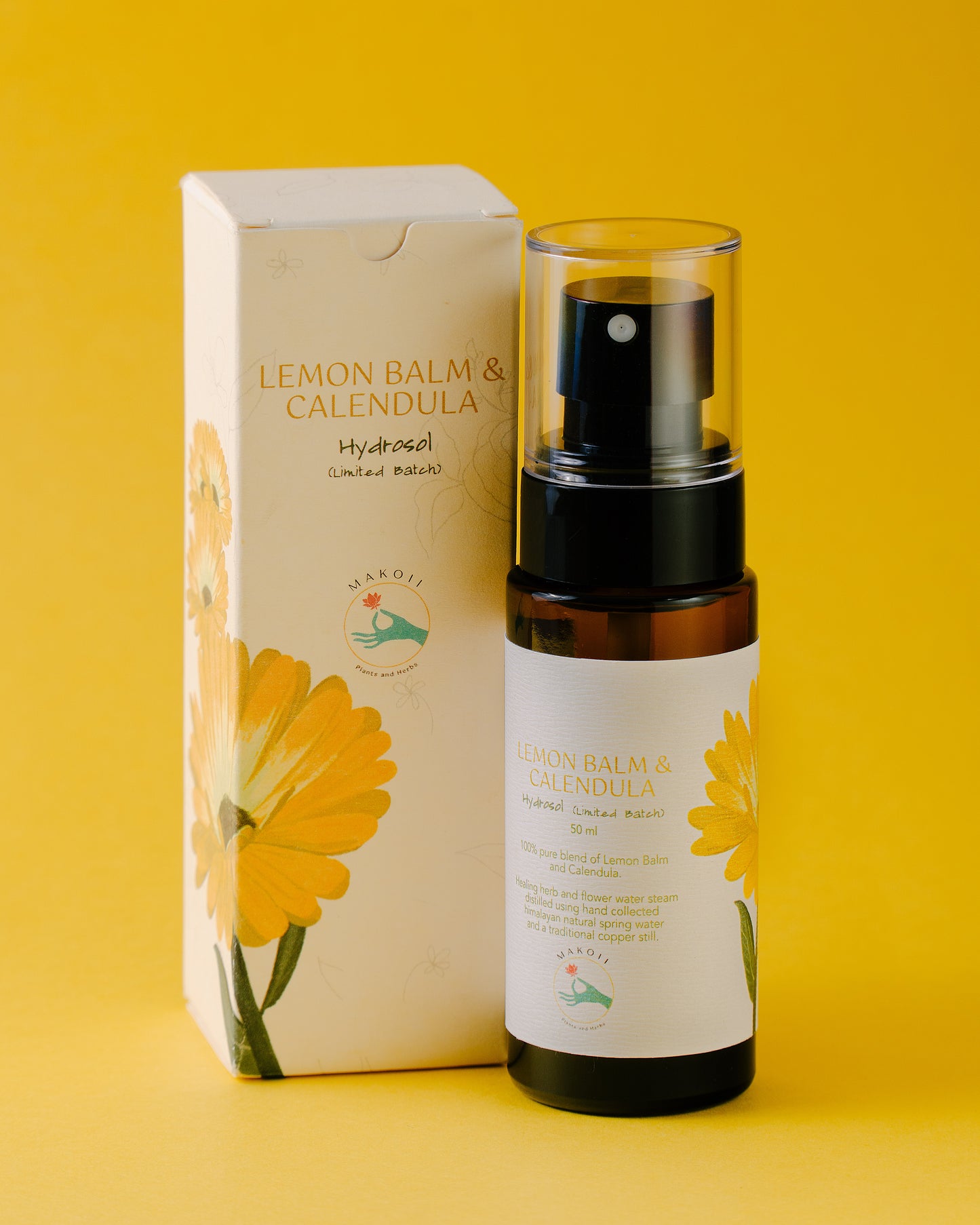 LEMON BALM AND CALENDULA HYDROSOL - makoiiapothecary