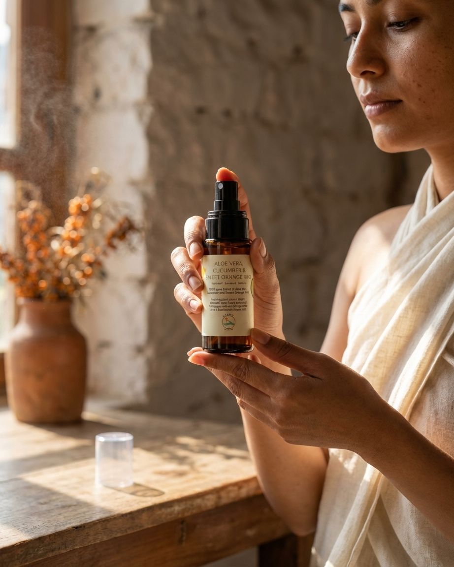 Aloe Vera, Cucumber and Orange Rind Hydrosol - makoiiapothecary