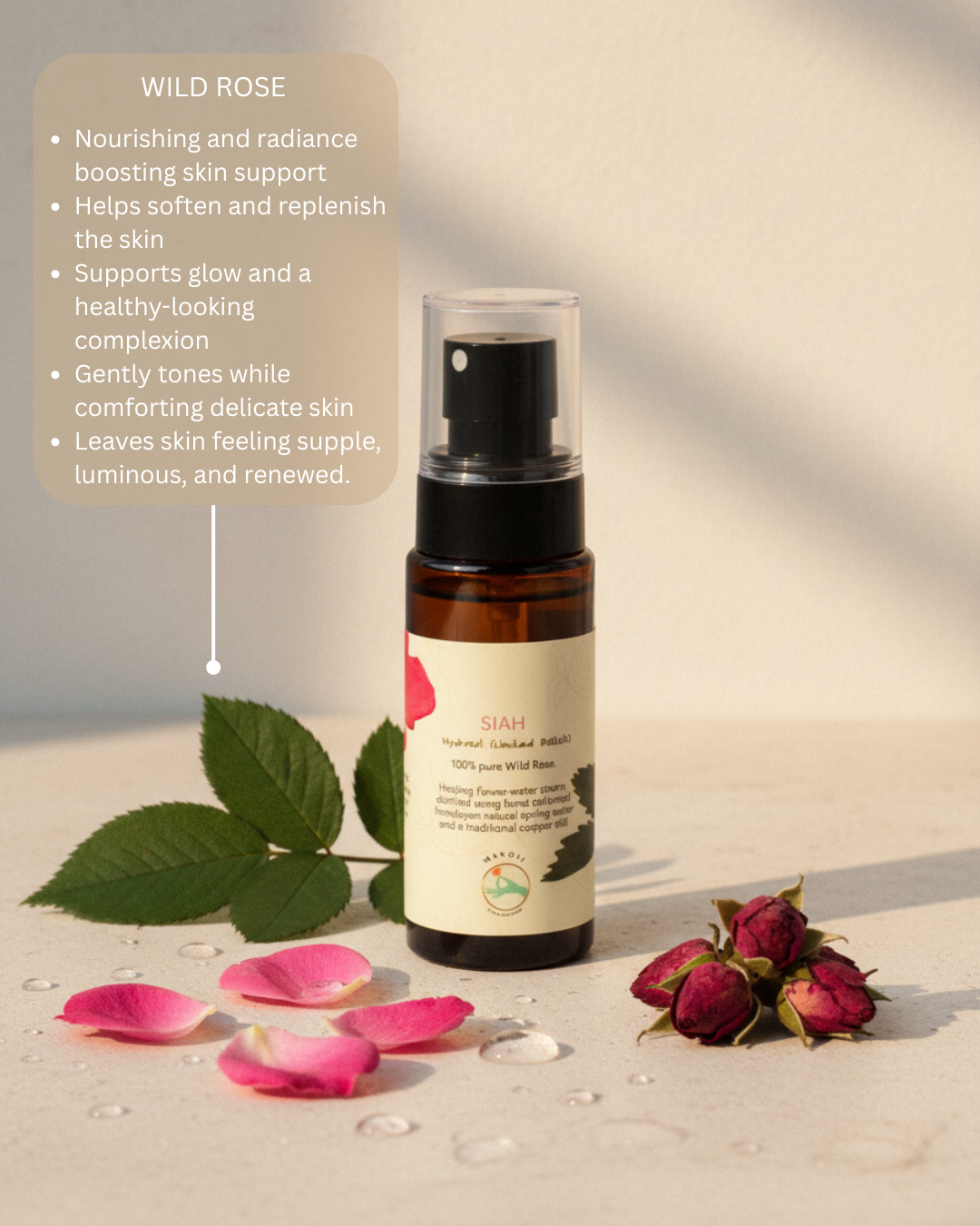 Siah Wild Rose Hydrosol - makoiiapothecary