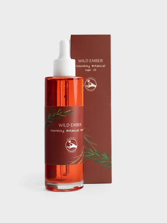 Wild Ember Nourishing Botanical Hair Oil - makoiiapothecary