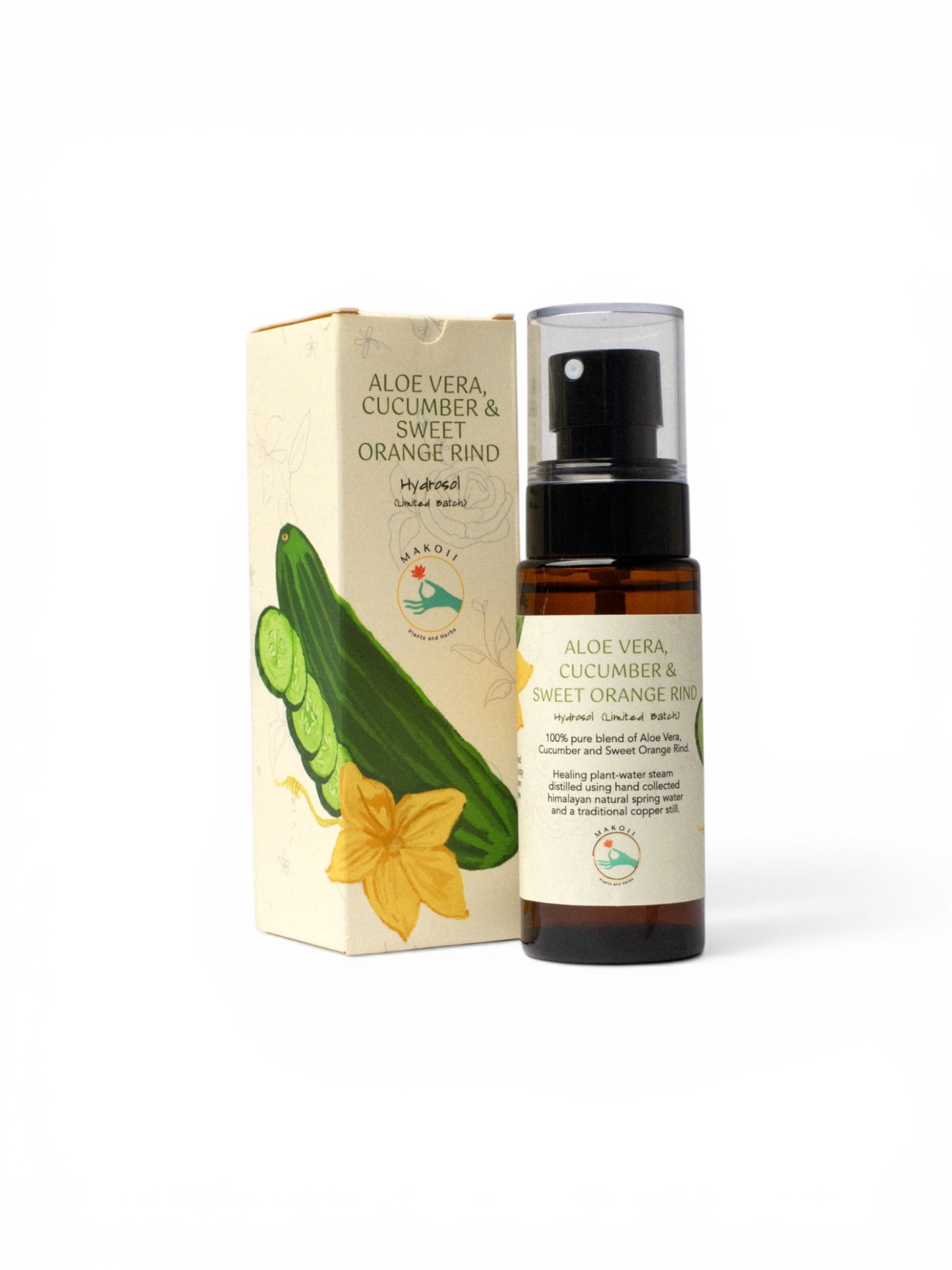 Aloe Vera, Cucumber and Orange Rind Hydrosol - makoiiapothecary