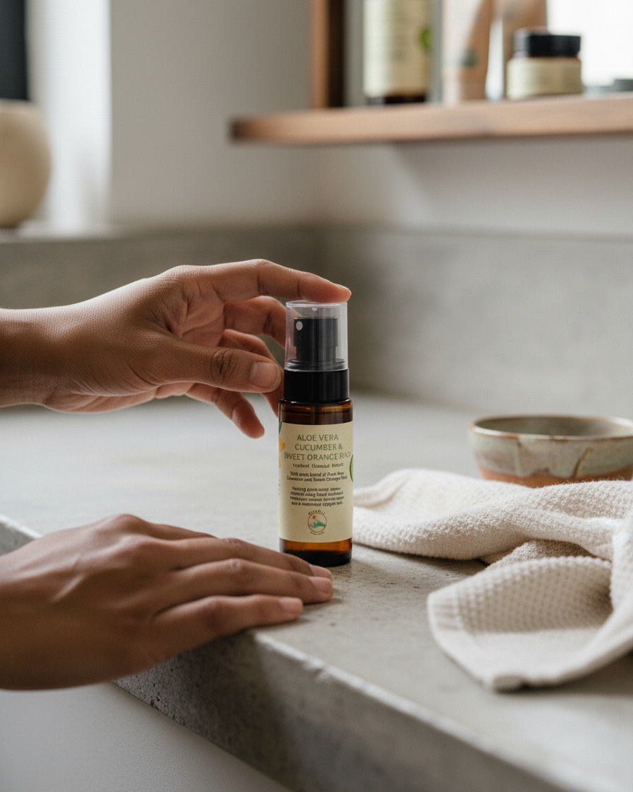 Aloe Vera, Cucumber and Orange Rind Hydrosol - makoiiapothecary